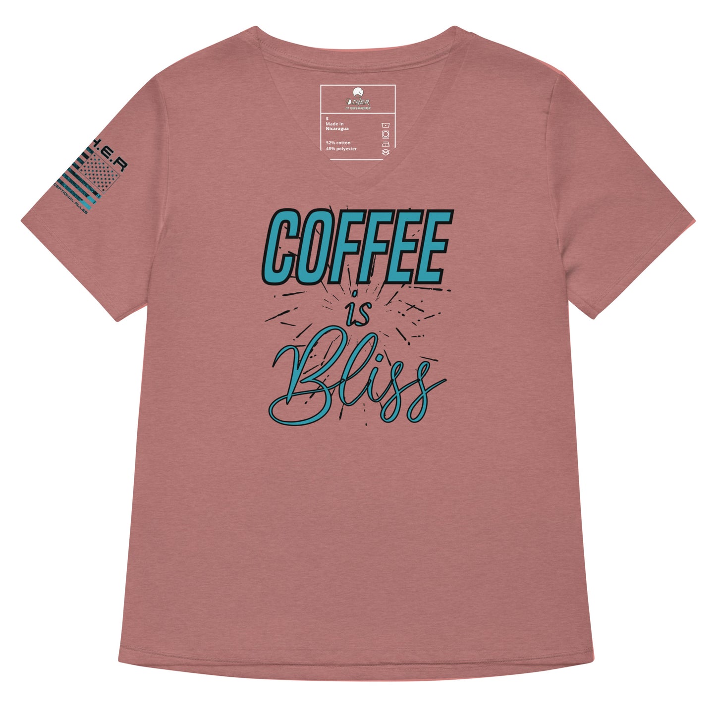 Coffee Is Bliss Relaxed V-Neck