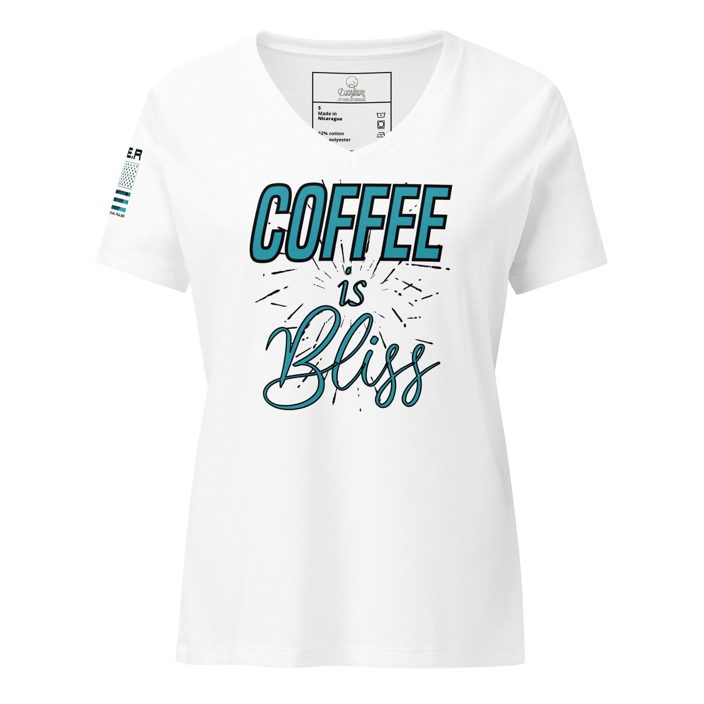 Coffee Is Bliss Relaxed V-Neck